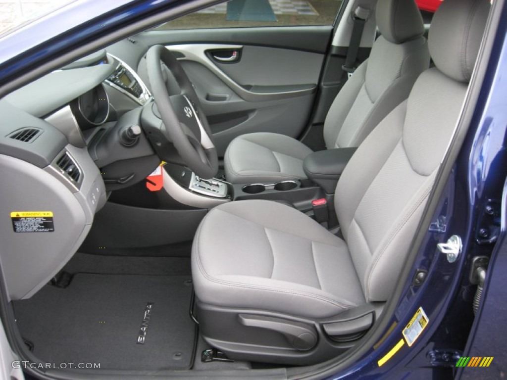 Gray Interior 2012 Hyundai Elantra Gls Photo 55827803