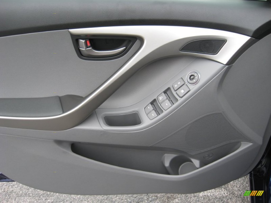 2012 Elantra GLS - Indigo Night Blue / Gray photo #15