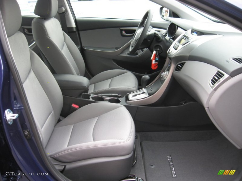 Gray Interior 2012 Hyundai Elantra GLS Photo #55827836