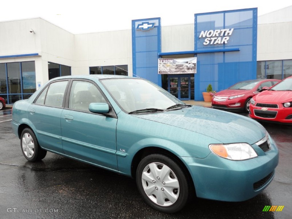 Seabreeze Green Mica Mazda Protege