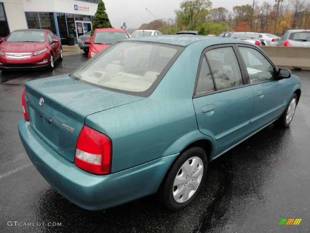 Seabreeze Green Mica 2002 Mazda Protege LX Exterior Photo #55827875