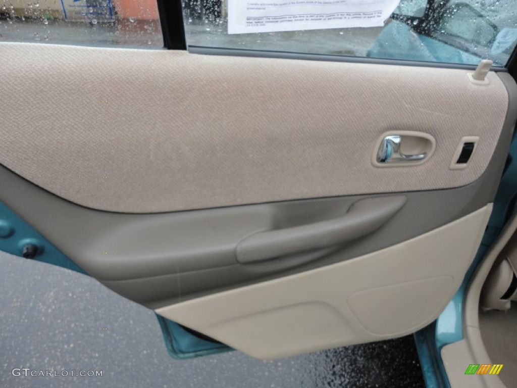 2002 Mazda Protege LX Beige Door Panel Photo #55827944