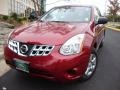 2011 Cayenne Red Nissan Rogue S AWD  photo #1
