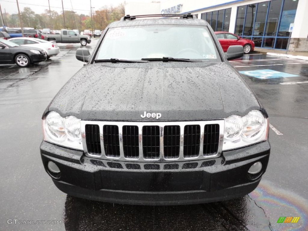 2006 Grand Cherokee Limited 4x4 - Black / Medium Slate Gray photo #2