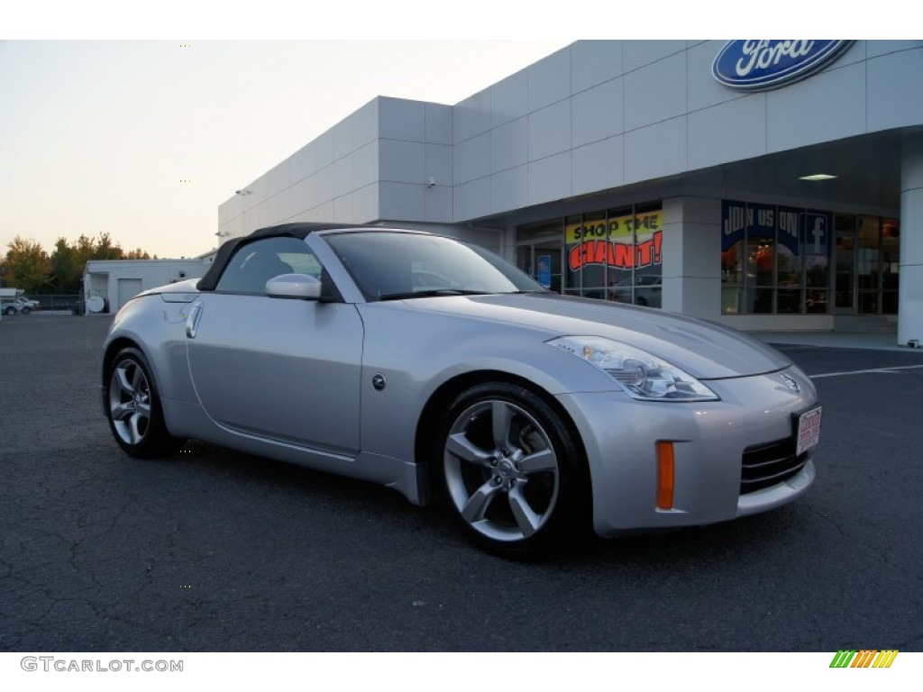 2006 350Z Touring Roadster - Silver Alloy Metallic / Charcoal Leather photo #1
