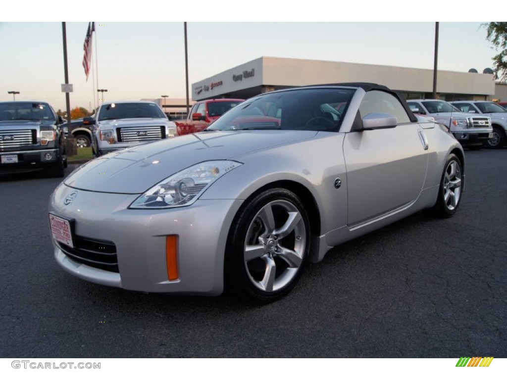 2006 350Z Touring Roadster - Silver Alloy Metallic / Charcoal Leather photo #6