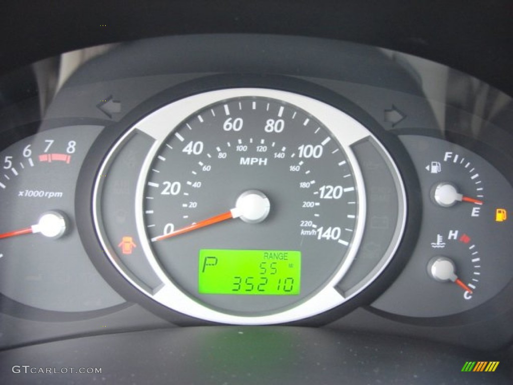 2008 Hyundai Tucson SE Gauges Photo #55830203