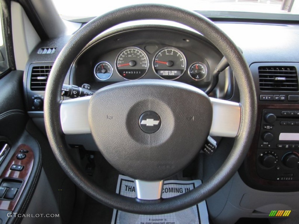 2007 Chevrolet Uplander LS Medium Gray Steering Wheel Photo #55830410