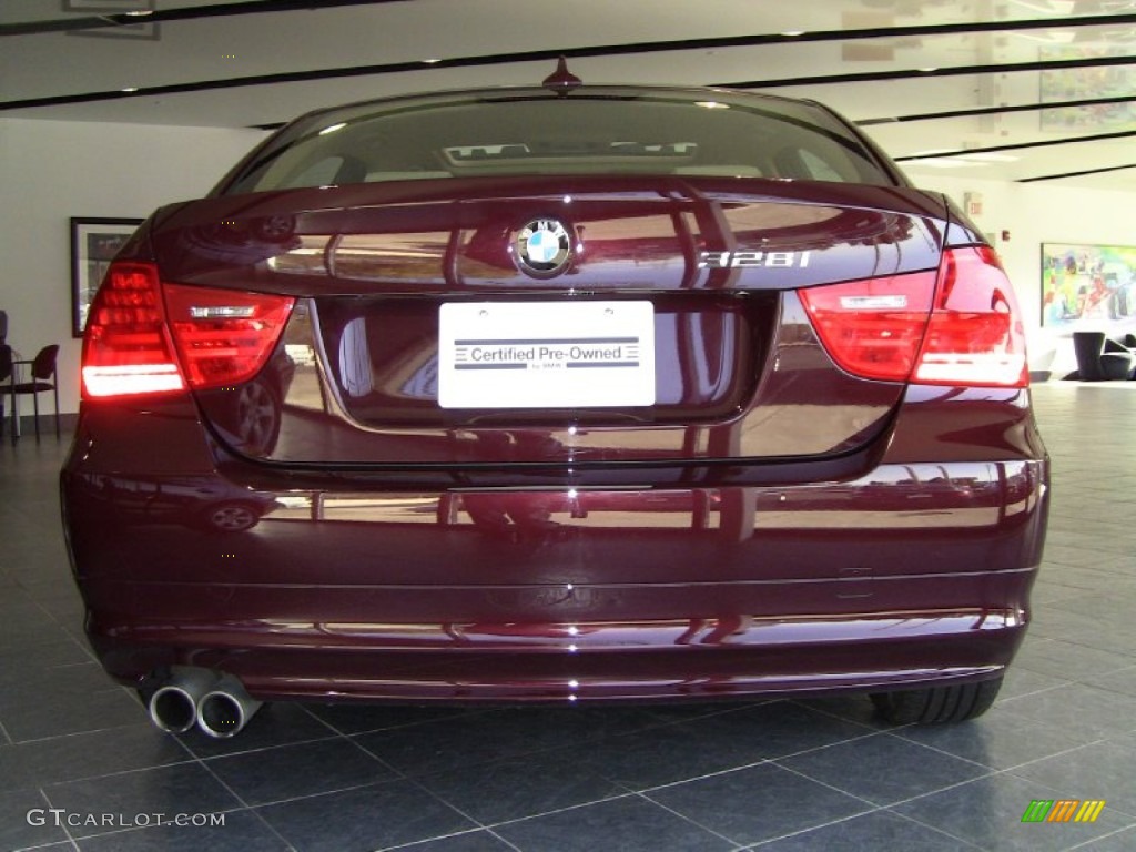 2009 3 Series 328xi Sedan - Barbara Red Metallic / Beige photo #5