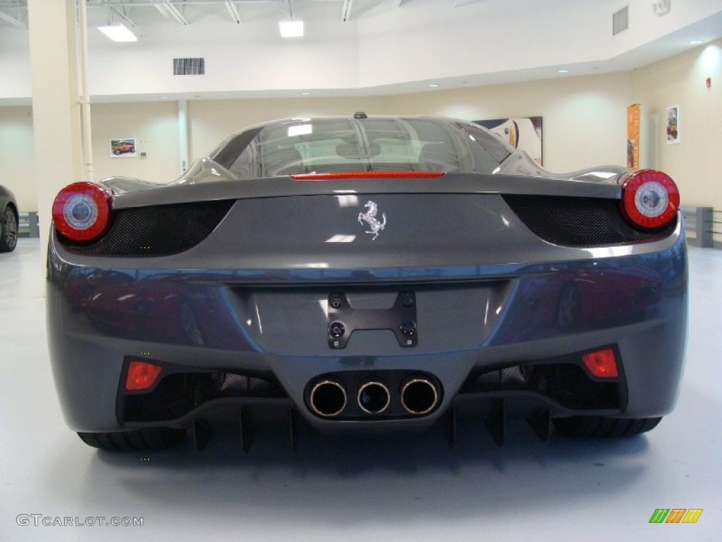 Grigio Silverstone (Dark Grey Metallic) 2010 Ferrari 458 Italia Exterior Photo #55832096