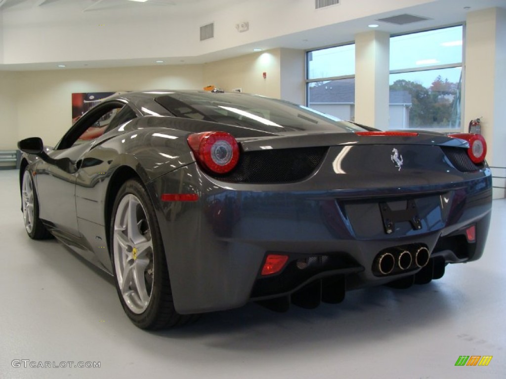 Grigio Silverstone (Dark Grey Metallic) 2010 Ferrari 458 Italia Exterior Photo #55832105
