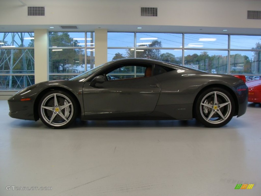 Grigio Silverstone (Dark Grey Metallic) 2010 Ferrari 458 Italia Exterior Photo #55832114