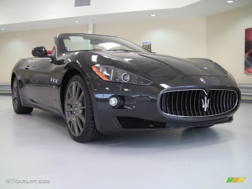 Nero Carbonio (Carbon Black) 2010 Maserati GranTurismo Convertible GranCabrio Exterior Photo #55832363