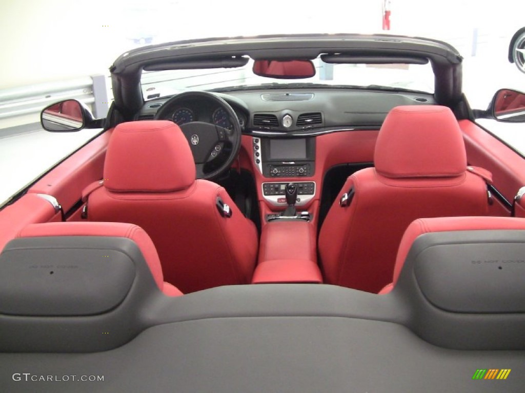 Rosso Corallo Interior 2010 Maserati GranTurismo Convertible GranCabrio Photo #55832389