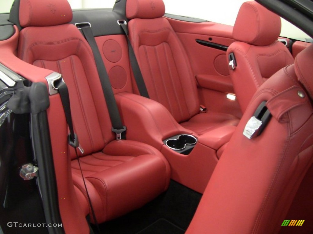 Rosso Corallo Interior 2010 Maserati GranTurismo Convertible GranCabrio Photo #55832468