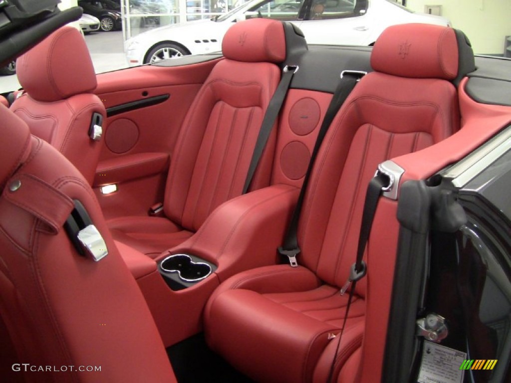 Rosso Corallo Interior 2010 Maserati GranTurismo Convertible GranCabrio Photo #55832477