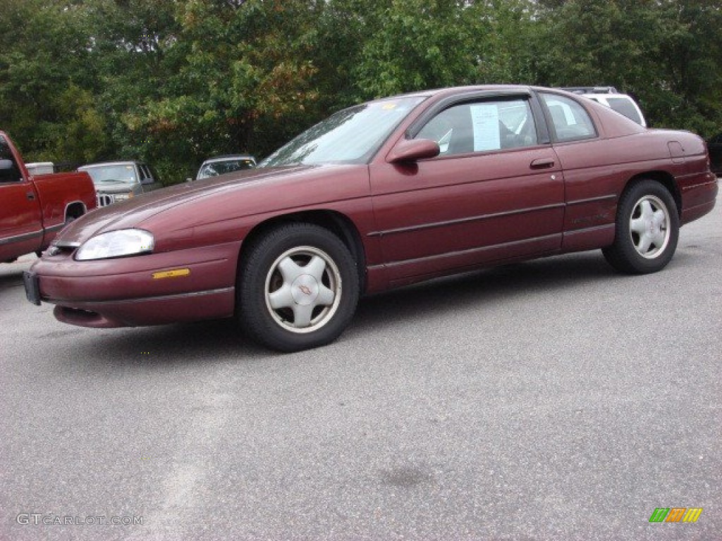 Dark Carmine Red Metallic 1996 Chevrolet Monte Carlo Z34 Exterior Photo #55832492