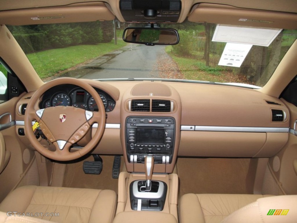 2009 Porsche Cayenne Tiptronic Havanna/Sand Beige Dashboard Photo #55832720