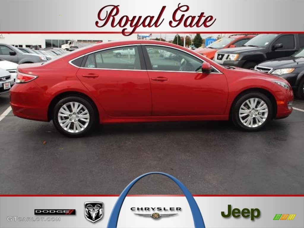 2010 MAZDA6 i Grand Touring Sedan - Sangria Red Mica / Black photo #1