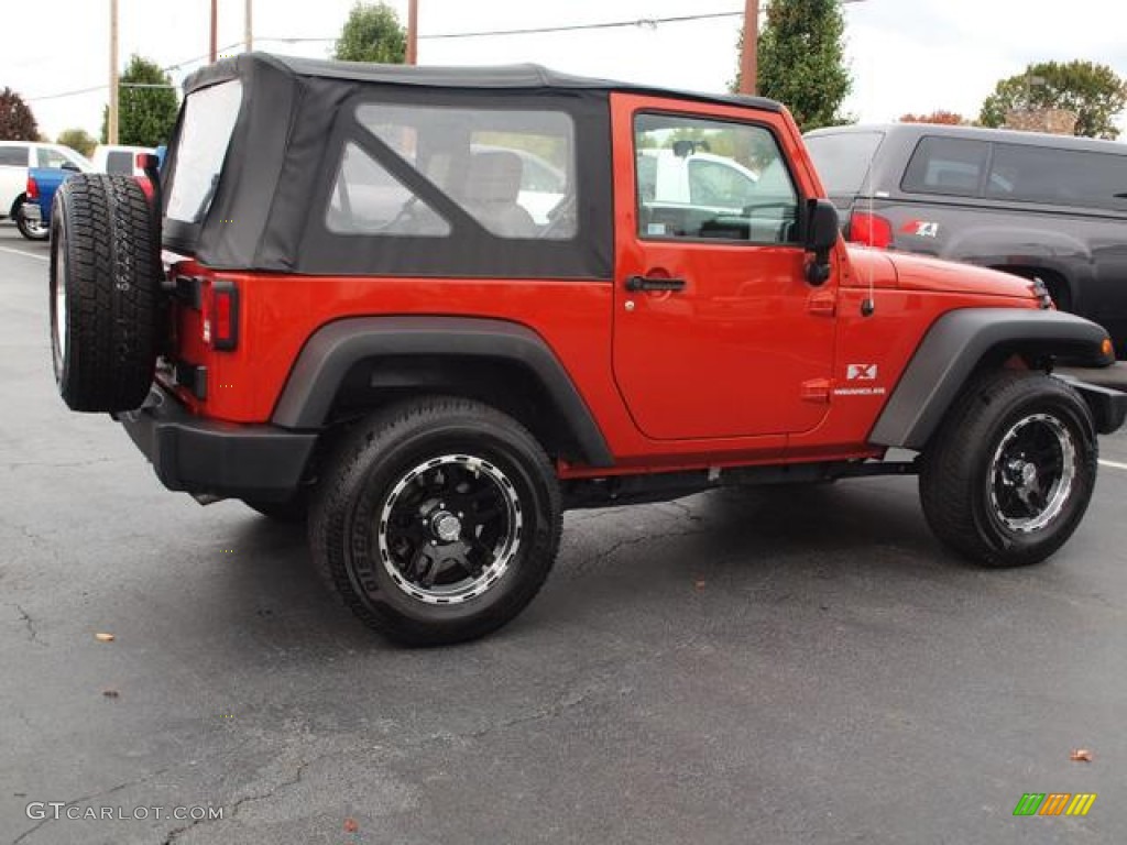 2009 Wrangler X 4x4 - Sunburst Orange Pearl Coat / Dark Slate Gray/Medium Slate Gray photo #3