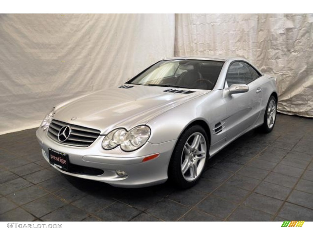 Iridium Silver Metallic 2006 Mercedes-Benz SL 500 Roadster Exterior Photo #55834199