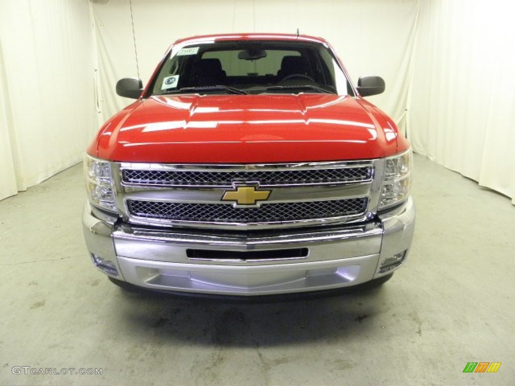 2012 Silverado 1500 LT Crew Cab - Victory Red / Ebony photo #2