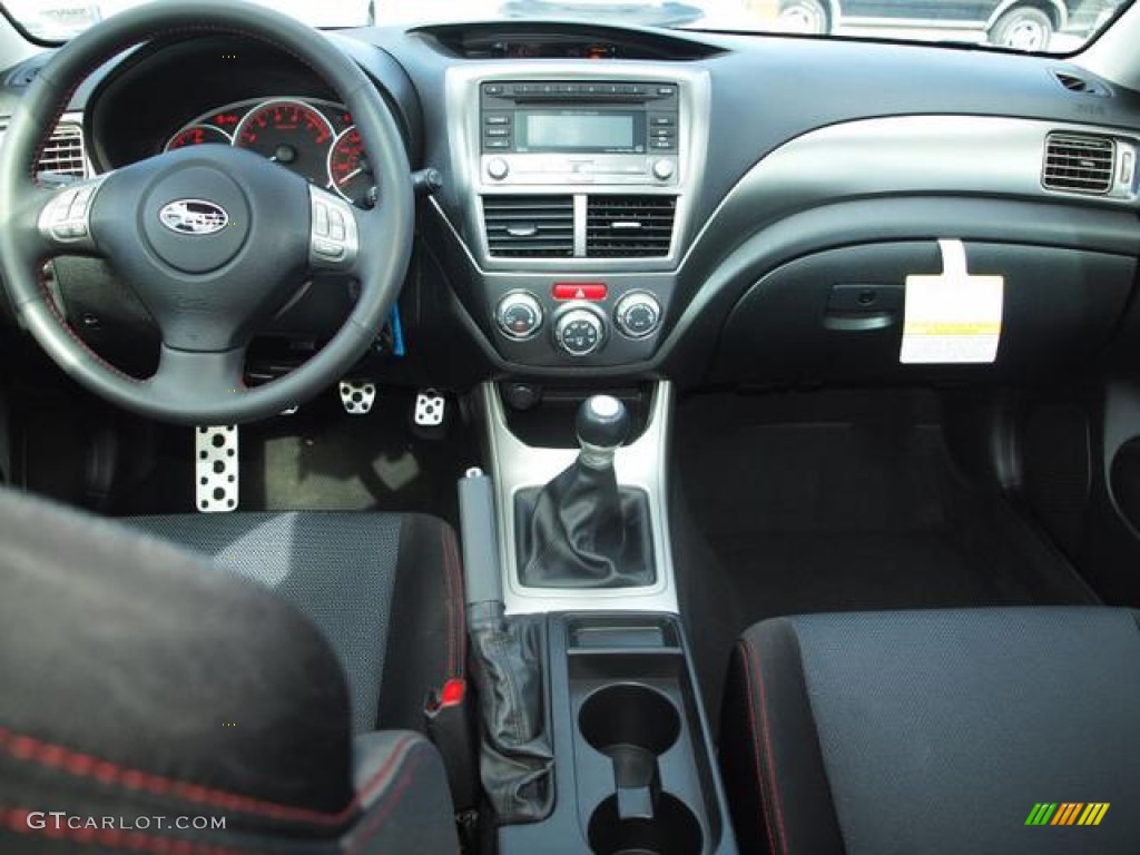 2009 Subaru Impreza WRX Sedan Carbon Black Dashboard Photo #55834349