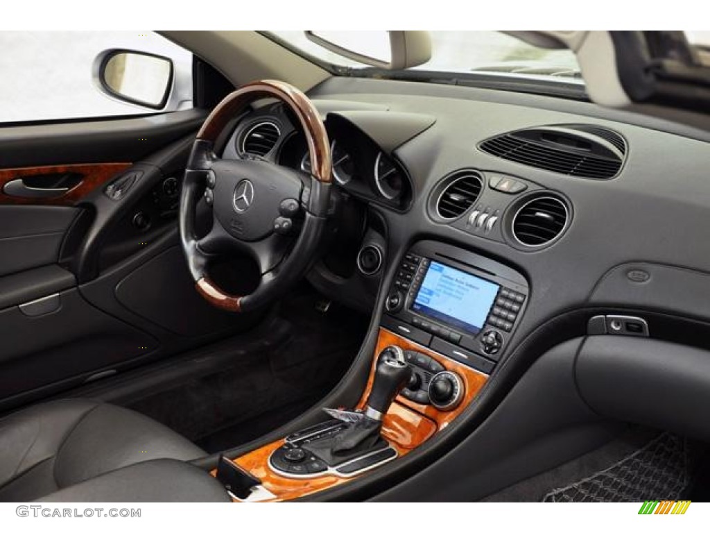 2006 Mercedes-Benz SL 500 Roadster Charcoal Dashboard Photo #55834361