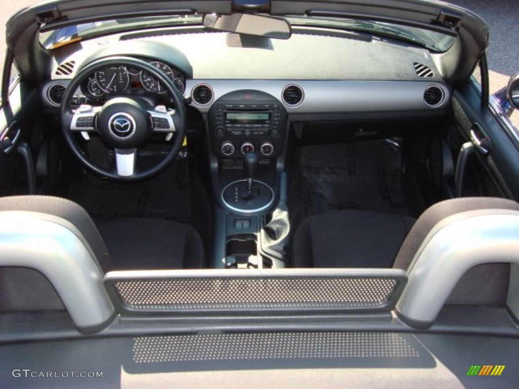 Black Interior 2009 Mazda MX-5 Miata Sport Roadster Photo #55835234