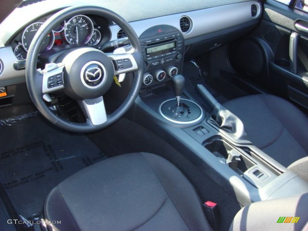 Black Interior 2009 Mazda MX-5 Miata Sport Roadster Photo #55835243