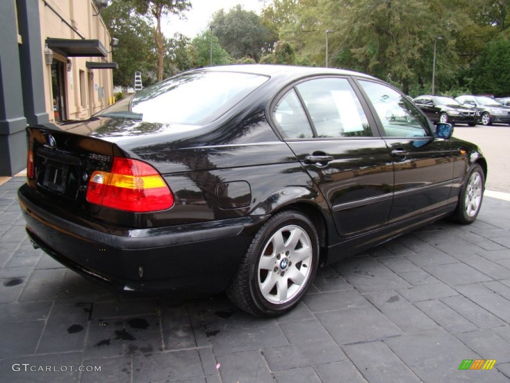 2003 3 Series 325i Sedan - Black Sapphire Metallic / Black photo #7