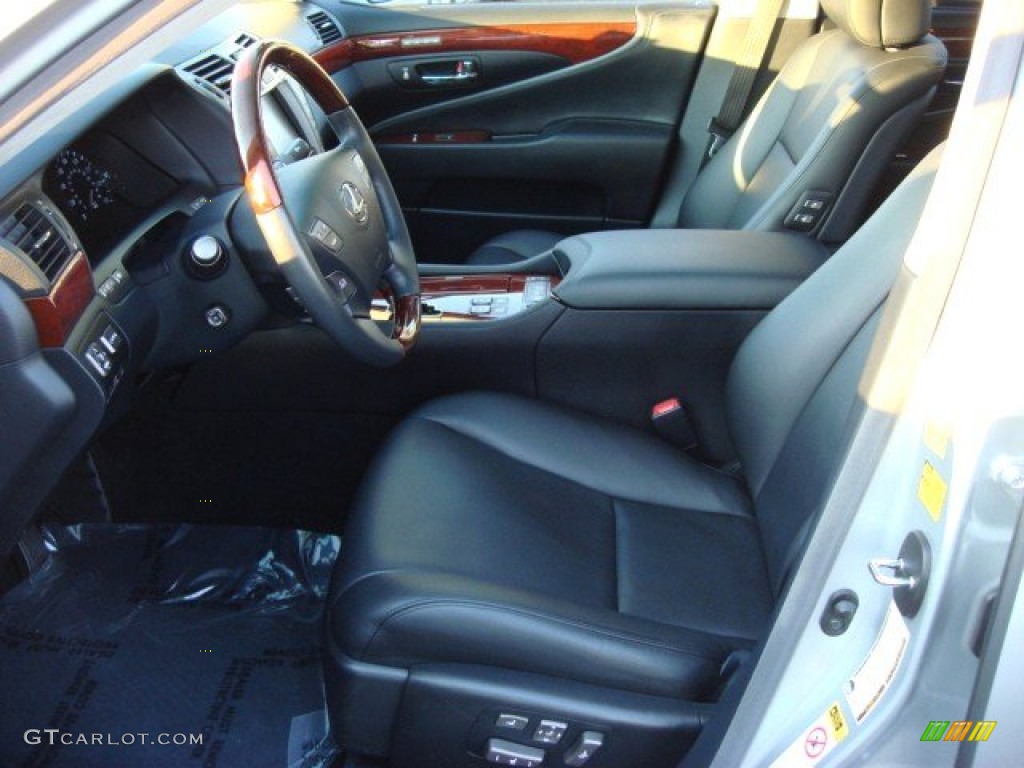 Black Interior 2010 Lexus LS 460 L AWD Photo #55836086