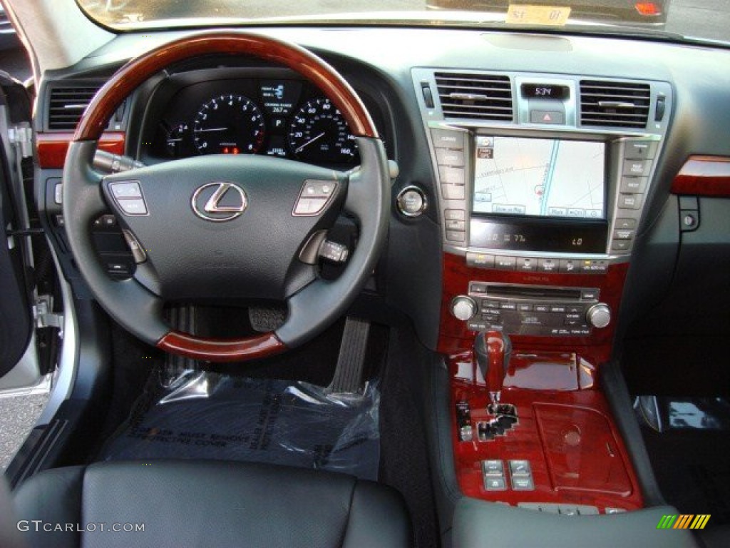 2010 Lexus LS 460 L AWD Black Dashboard Photo #55836098