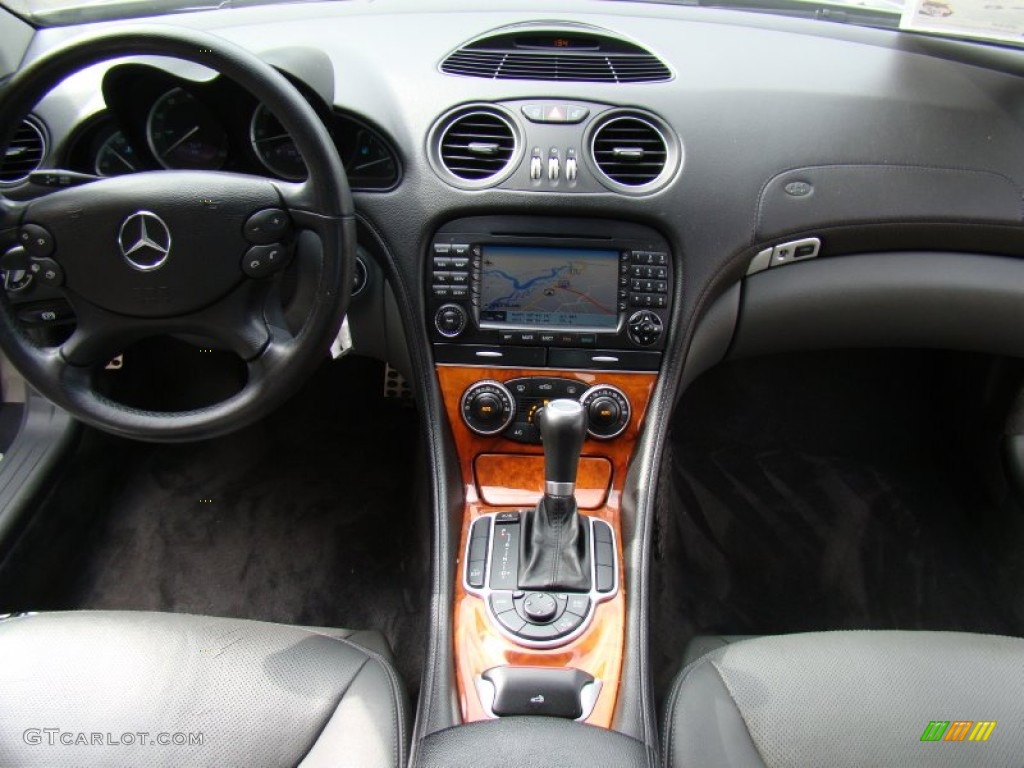 2006 Mercedes-Benz SL 500 Roadster Charcoal Dashboard Photo #55836794