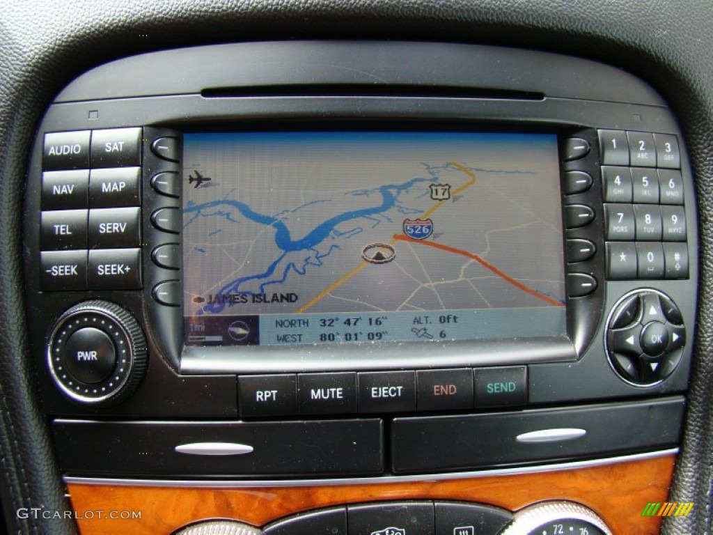 2006 Mercedes-Benz SL 500 Roadster Navigation Photos