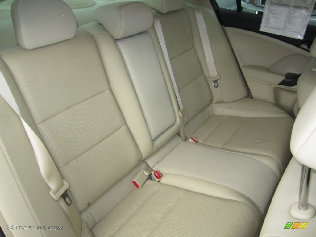 2009 TSX Sedan - Crystal Black Pearl / Taupe photo #11