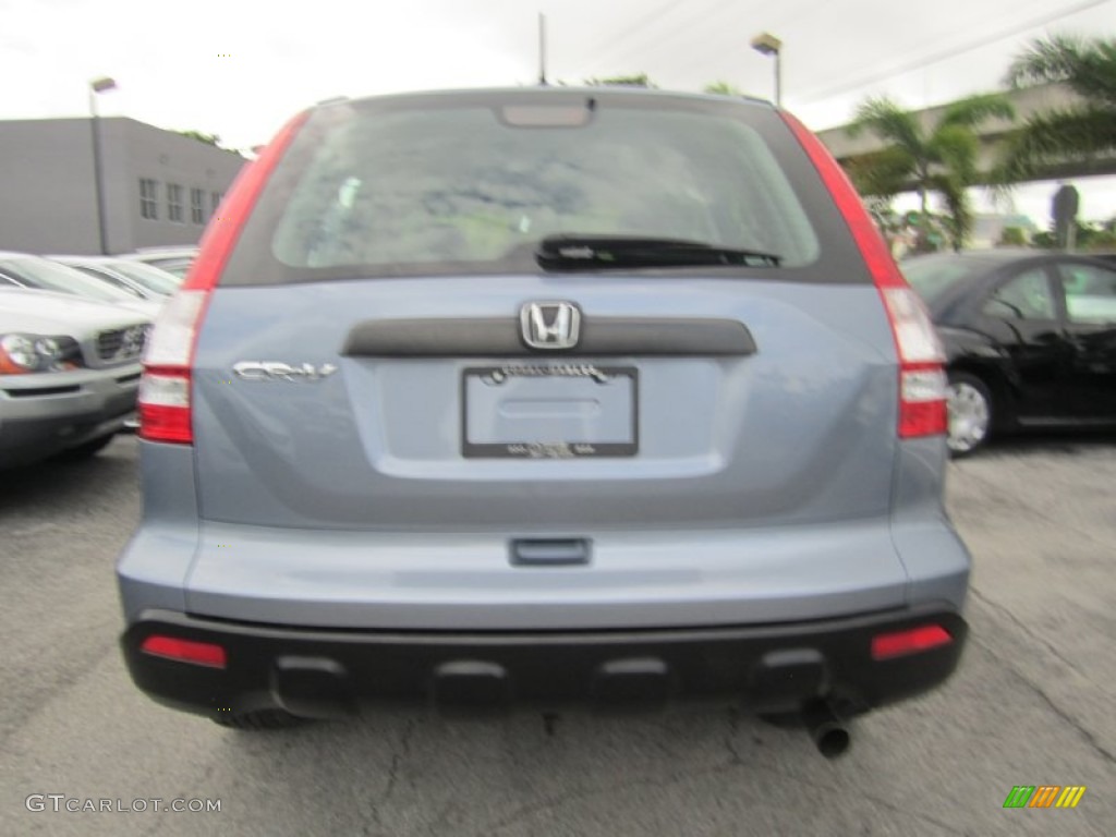 2009 CR-V LX - Glacier Blue Metallic / Gray photo #4