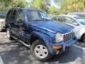 2002 Patriot Blue Pearlcoat Jeep Liberty Limited  photo #1
