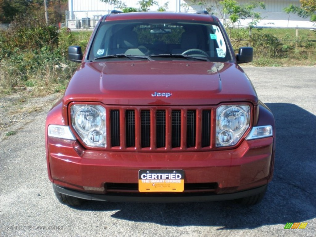 2008 Liberty Sport 4x4 - Red Rock Crystal Pearl / Pastel Slate Gray photo #2