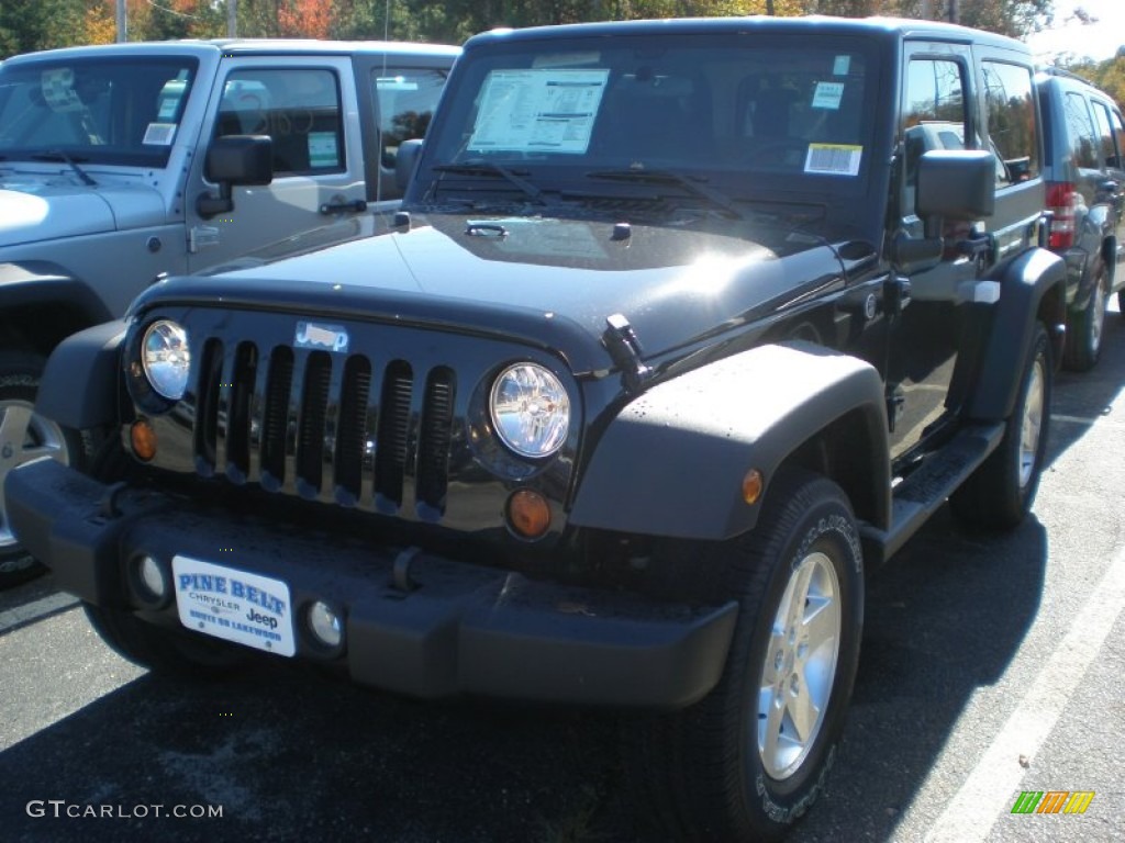 Black Jeep Wrangler