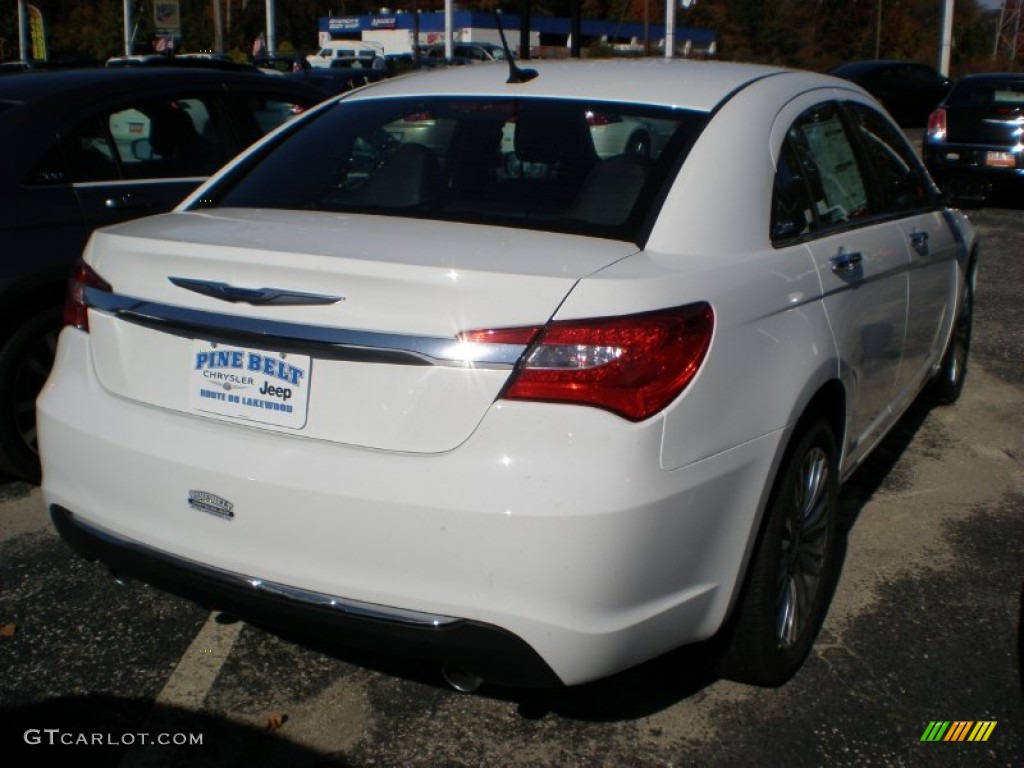 2012 200 Limited Sedan - Bright White / Black photo #2