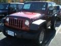 Deep Cherry Red Crystal Pearl 2012 Jeep Wrangler Rubicon 4X4