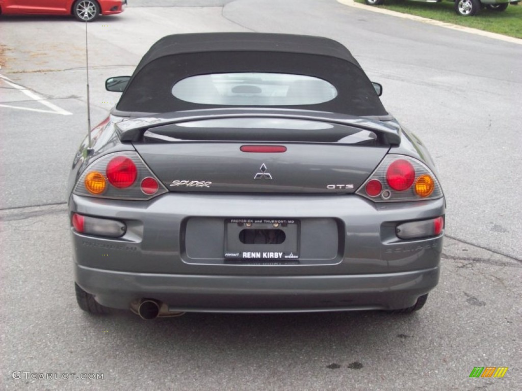 2003 Eclipse Spyder GTS - Titanium Pearl / Midnight photo #4