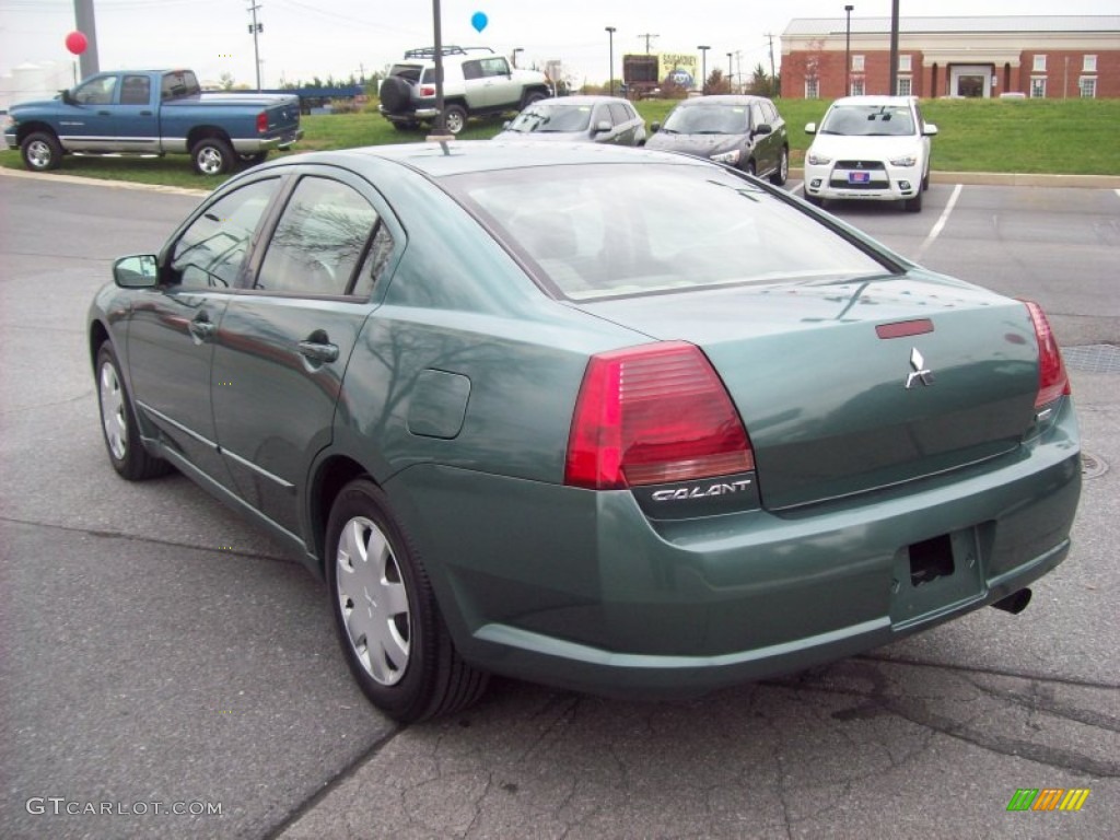 2005 Galant ES - Machine Green Metallic / Beige photo #3