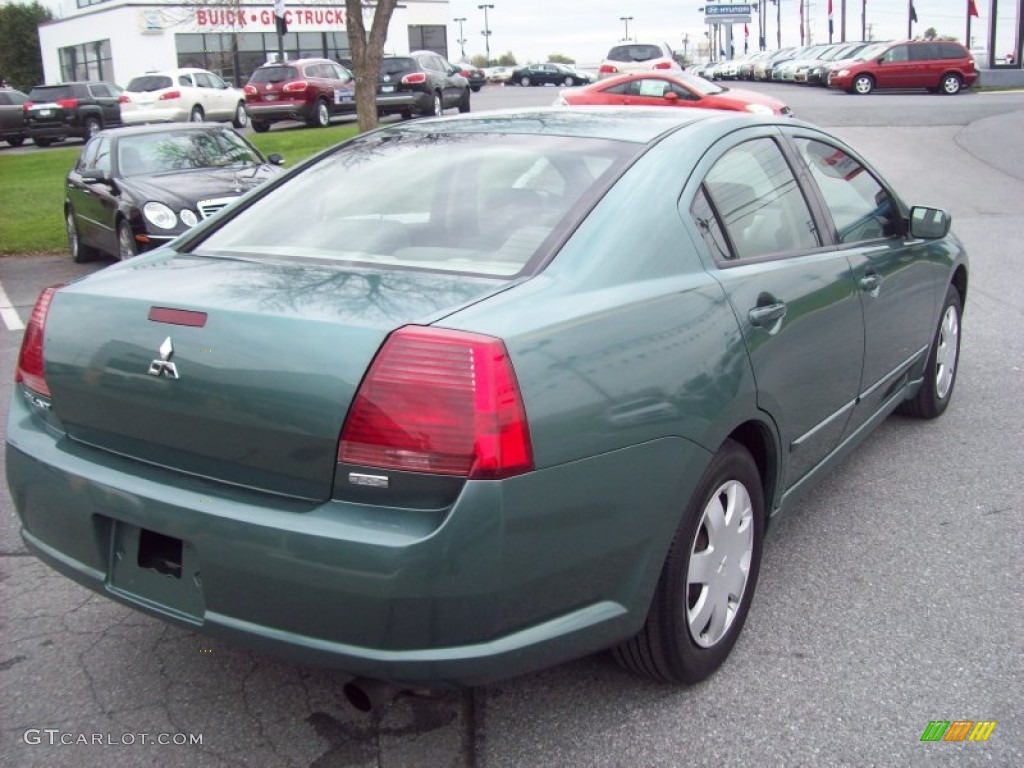 2005 Galant ES - Machine Green Metallic / Beige photo #5