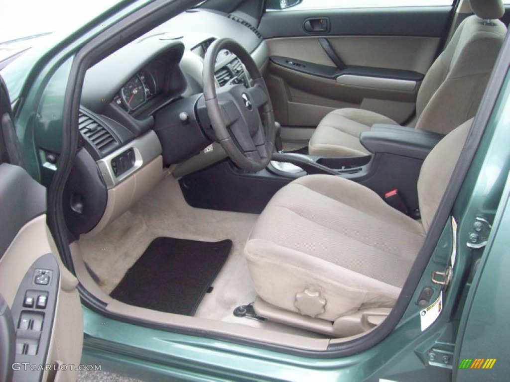 2005 Galant ES - Machine Green Metallic / Beige photo #25