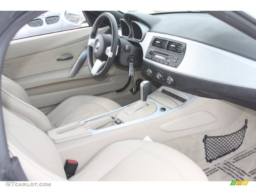 2008 Z4 3.0i Roadster - Alpine White / Beige photo #33