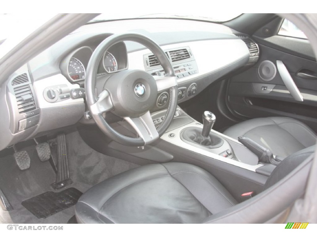 2003 Z4 3.0i Roadster - Titanium Silver Metallic / Black photo #14