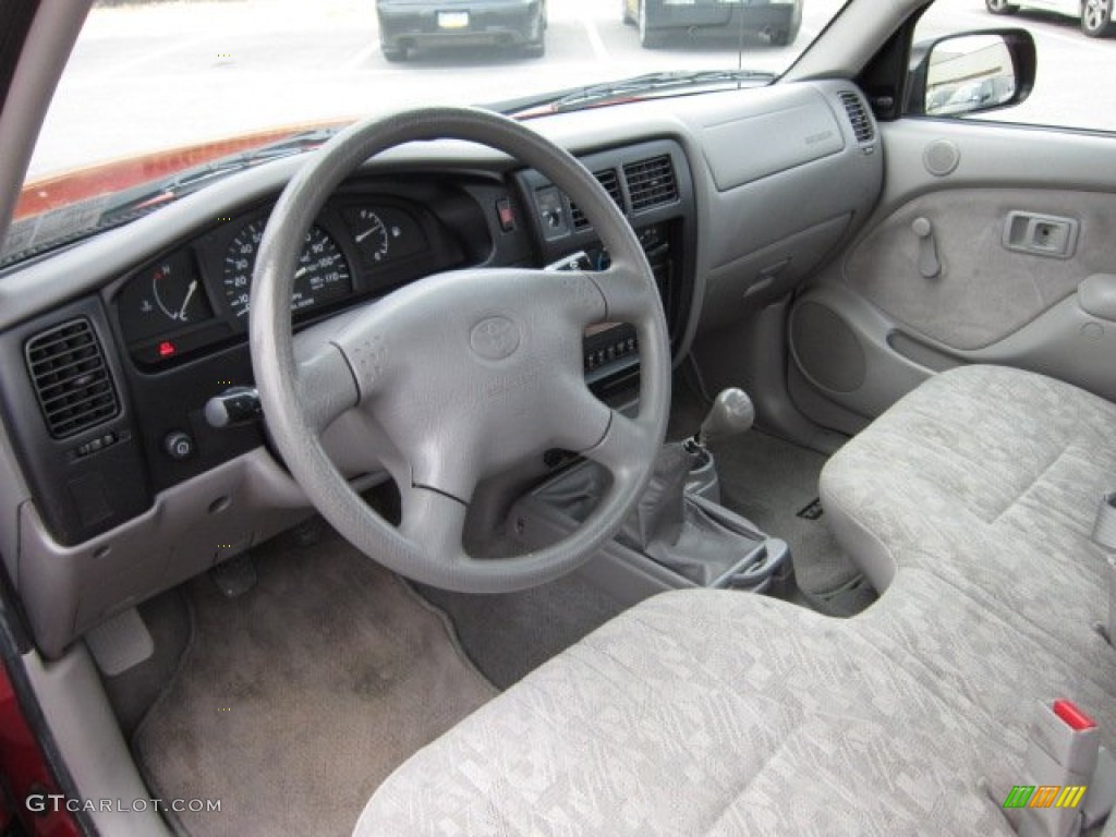 Charcoal Interior 2001 Toyota Tacoma Regular Cab Photo #55840586