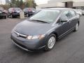 2007 Galaxy Gray Metallic Honda Civic Hybrid Sedan  photo #3